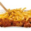 Currywurst mit Pommes